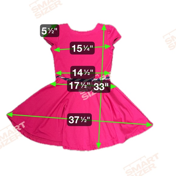 Polo Ralph Lauren Girls XL 16 Pretty in Pink Ponte Swing Dress - Picture 2 of 8